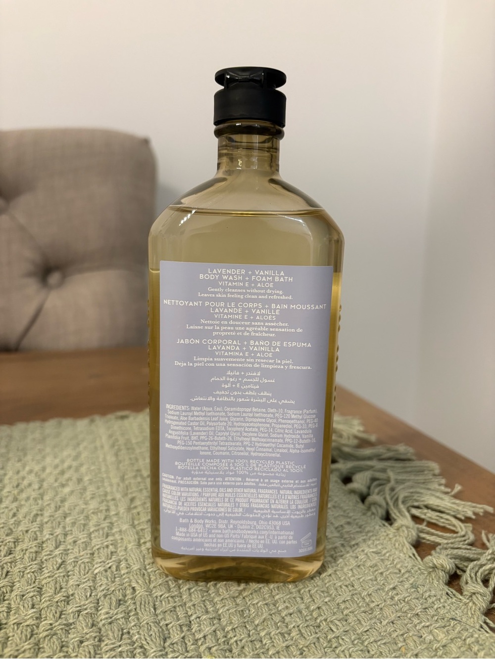 Bath & Body Works Aromatherapy Lavender + Vanilla Body Wash & Bubble Bath - Picture 3 of 3